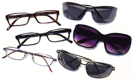 300 Sunglasses and 400 Assorted Readers of Different Powers